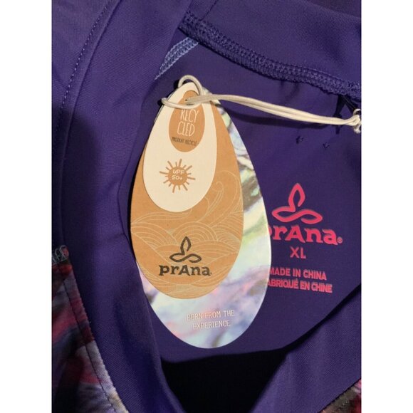 Prana Pink & Purple Supernova Pinwheel Lorelei Sun Top, Size XL NWT! - Picture 9 of 9